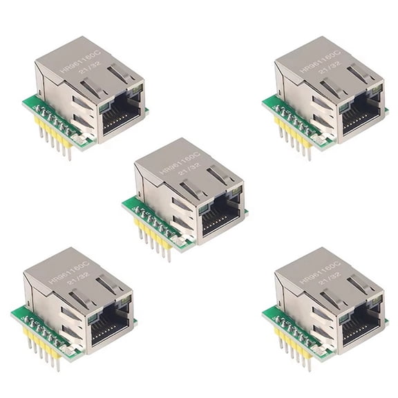 5PCS -ES1 W5500 Ethernet Network Module SPI Interface/Ethernet//IP Protocol Compatible WIZ820Io