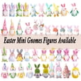 thumbnail image 1 of 5PCS Easter Bunny Gnome Hanging Ornament Decoration, Faceless Dwarf Rudolf Style Pendant for Party Venue Layout, Spring Holiday Window Decor, HAODEJW, Colour, 1 of 8