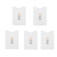 thumbnail image 1 of 5PCS Fashion Protection Anti-theft Credit Cards Protect Case Cover Blocking Sleeve Card Holder RFID Blocker WHITE, 1 of 8