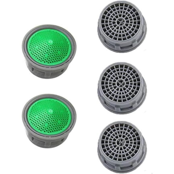 5PCS Faucet Aerator Replacement Parts Flow Retrictor Insert Replacement Faucet Aerators