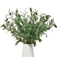 thumbnail image 1 of 5PCS Faux Olive Branches for Vase Fake Plants with 72 Leaves Artificial Greenery Stems Green Branch Decoration Indoor, 1 of 7
