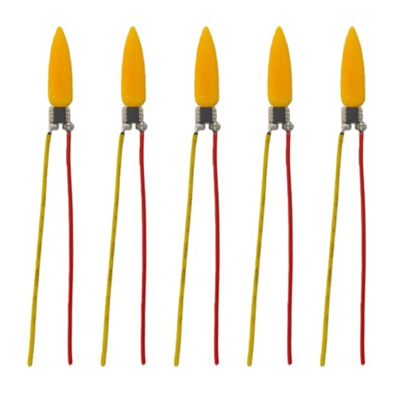 5PCS Flame LED Filament 2200K Diode Light Bulb Accessories 3V LED Flame Effect Light Bulb for Christmas Party Decorations (5PCS)