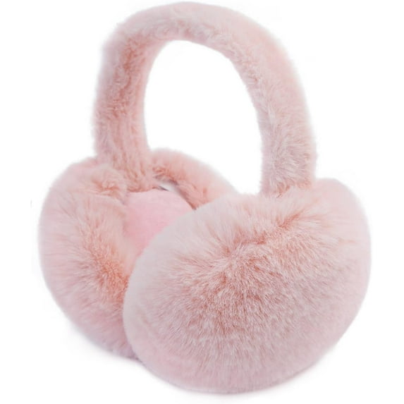 Fluffy Ear Muff for Women Plush Foldable Earmuffs Kids Winter Earmuffs Girls Boys Cold Weather Ear Warmer
