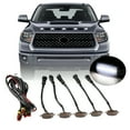 thumbnail image 1 of 5PCS Front Grille LED Lights for Toyota Tundra 2008-2022 Universal Trucks SUV with Raptor Style Grill Trim White DRL Lamps for Dodge Ram/ Ford F150/ Jeep Gladiator/ GMC Sierra/ Chevrolet Silverado/, 1 of 7
