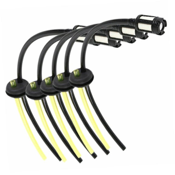 5PCS Fuel Hose Pipe With Tank Filter For Strimmer Trimmer Brush Cutter Tool Kit