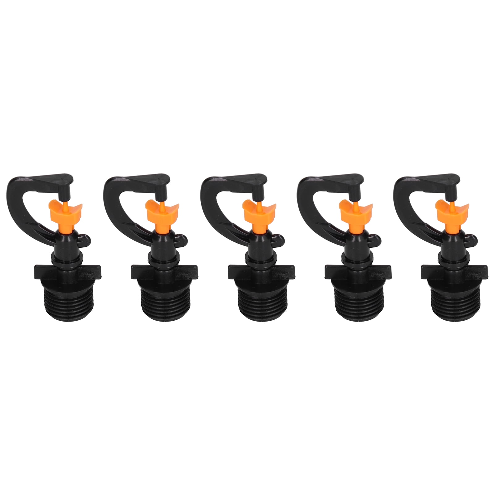 5PCS G1/2 Male Thread Rotating Sprinkler Head Misting Nozzle for Garden
