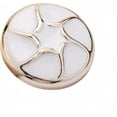 thumbnail image 1 of 5PCS Gold White Pearl Buttons Fastener - Versatile Sewing Accessories for DIY Garment, Clothing, Handmade Projects, and Scrapbooking, 1 of 6