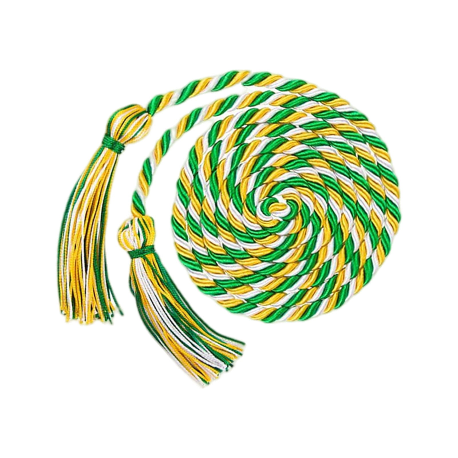 5PCS Graduation Honor Cords 66.92in Braided Twisted Tassel Rope Ceremony Decoration Accessories, Graduation Cords Party Decorations for Commencement Outfit Photo Props