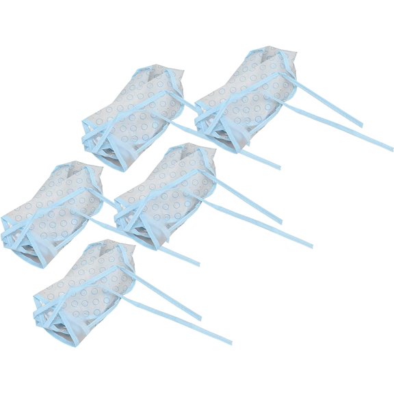 5PCS Hair Highlighting Cap Kit, Highlight Dye Hat Hairdressing Frosting Dye Hat with Plastic Hook