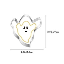 5PCS Halloween Cookie Cutters - Holiday Stainless Steel Halloween Cookies Cutters Metal Baking Cutter Molds for Party Decorations