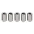 5PCS Hex Coupling Nut M10 X 1.5 17 L30mm Rustproof Stainless Steel