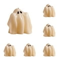 thumbnail image 1 of 5PCS Huitrady Halloween Decorations|White Cute Decorative Candles|Halloween Party Home Table Decor, 1 of 5