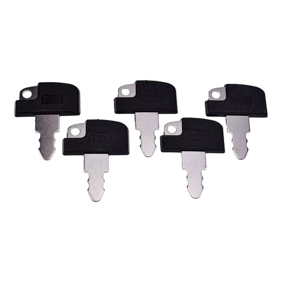 5PCS Ignition Keys 14446213200 14446213202 12657078720 for Mahindra 2310 2810 3510 2538 HST 2540 Gear T4 2545 Gear T4 2638 HST 2645 Tractors