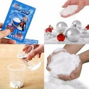 5PCS Instant Snow for Slime, Instant Snow Powder for Kids 4+, Small Instant Snow Artificial Fake Snow Holiday Decorations, Sensory Play, And Slime