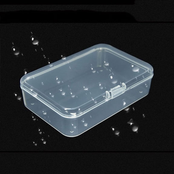 5PCS Jewelry Packaging Box Component Receiving Box ID Card PP Plastic Case
