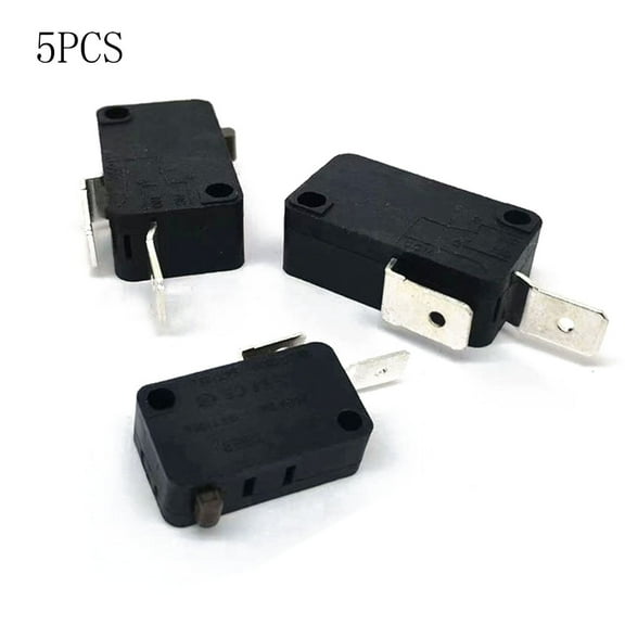 5PCS KW1-103 Micro Switch for Microwave Oven Washing Machine Rice Cooker 16A 250V Normally Close Switch 2 Pin Micro Switch