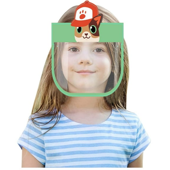 5PCS Kids Child Cartoon Anti-Fog Face Guard Anti-Saliva Safety Protection Mask