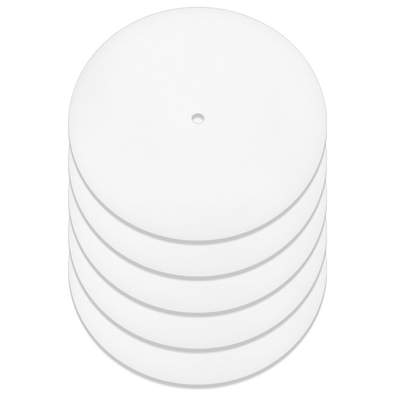 5PCS Lampshade Diffuser 7.9inch Diameter with 10mm Center Hole Lampshade Light Diffuser Lamp Shade Light Diffuser Plastic Flat Round Dustproof