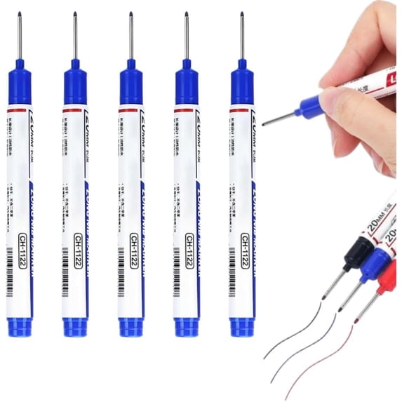 Longest Marker String 5PCS Long Head Deep Hole Markers,Long Head Deep Hole Marker Pens, 20mm ...