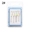 thumbnail image 1 of 5PCS/Lot 2021 2# 4# 6# Hook Artificial AD-Sharp Ice Fishing hook Winter Bait Lead Hard Hook 2#, 1 of 8