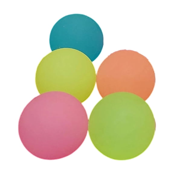 5PCS Luminous Juggling Balls Set, Rubber Night Light Balls for Beginners Professionals, for Party Games Hand-Eye Coordination Stress Relief, Durable Fun Juggling Props Multicolor