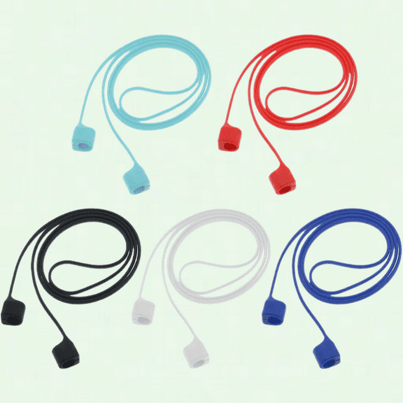 5PCS Magnetic Anti-Lost Silicone Straps for AirPods 1 2 Pro, Wireless Headset Neck Rope Sports Lanyard Earphone Accessories