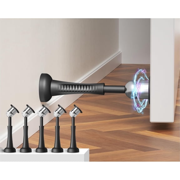 5PCS Magnetic Door Stop, 3.94Inch Spring Stoppers for Wall