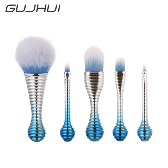 5PCS Makeup Brush Set - Blusher Foundation Cosmetic Tools Kit, Make Up Brushes Set, Makeup Brushes & Tools, Makeup Brush Set, Small Cosmetic Brush Set for Women, Beauty Tools, Travel Ready