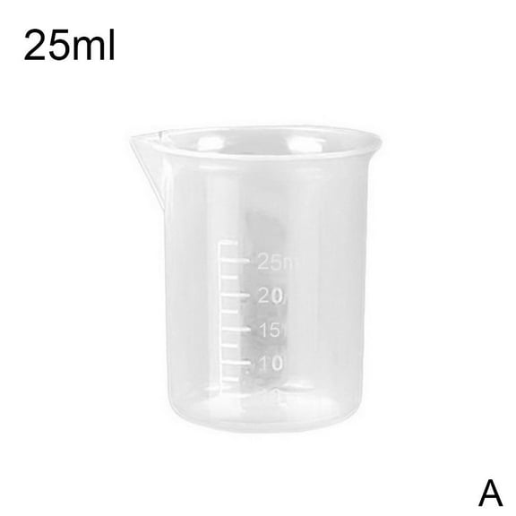 5PCS Measuring Cup 1000ml PP Plastic Graduated Beaker for Lab and Kitchen Use