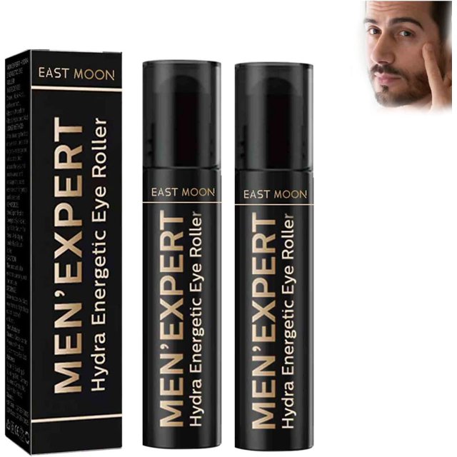5PCS Mens Expert Hydra Energetic Eye Roller, Mens Eye Cream Roller, Men