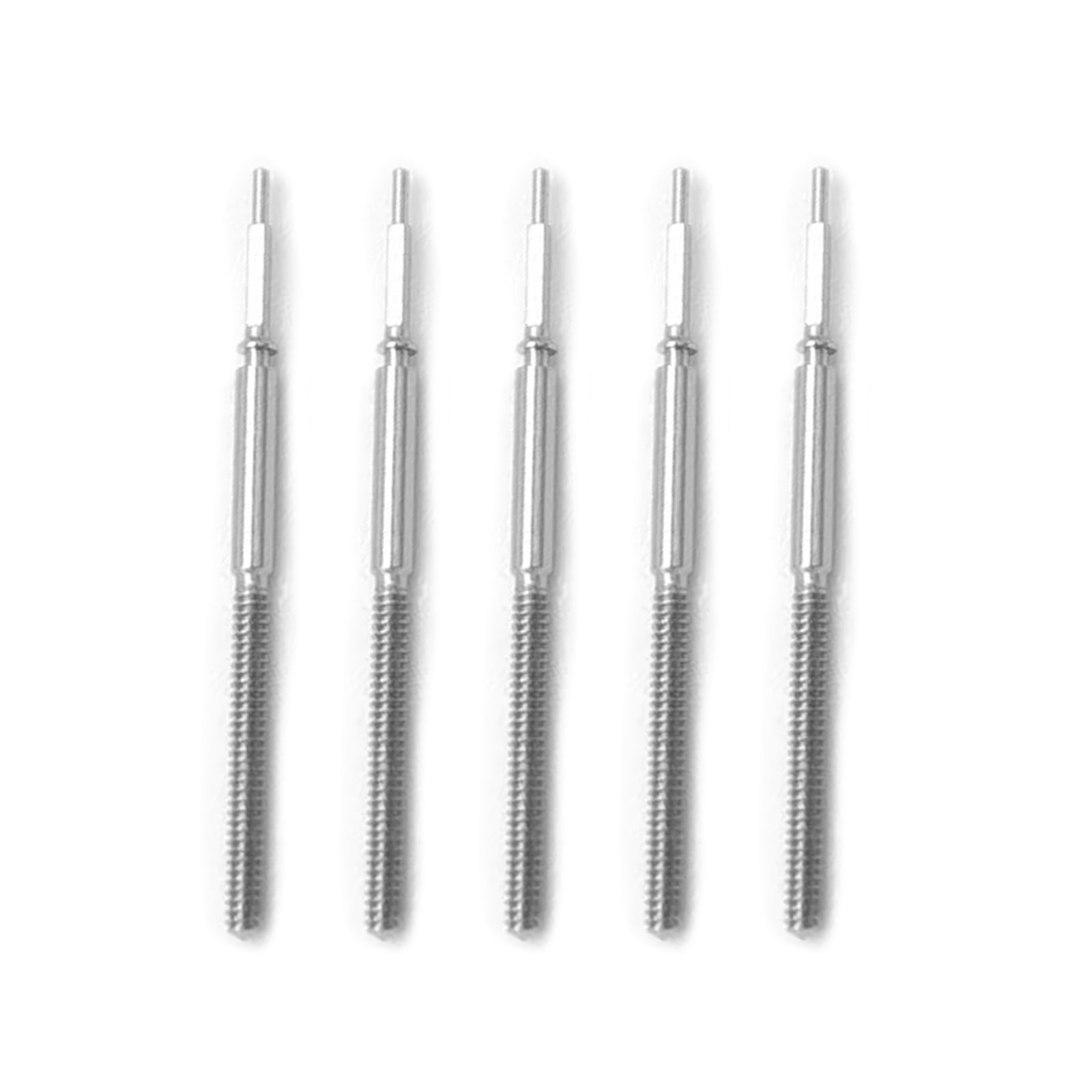 5PCS Metal Watch Movement Replacement Repair Parts Winding Stem For ETA ...