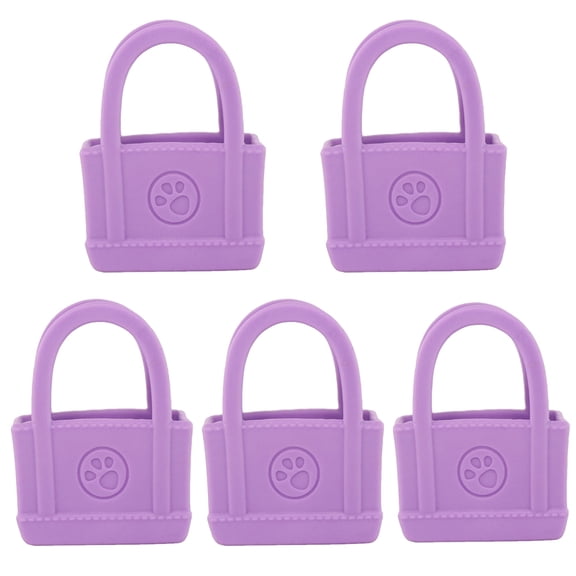 5PCS Mini Handbag Accessories,fit for lps Shorthair Cat Collie Dachshund Cocker Spaniel Rabbit Mini Toy Figurines