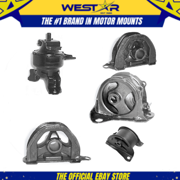 5PCS Motor & Trans Mount Set for 1998-2001 Honda CR-V 2.0L for Manual Trans
