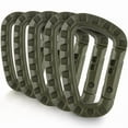 thumbnail image 1 of 5PCS Multi-Purpose Carabiner D-Ring & Molle Clip for Backpack, 1 of 10