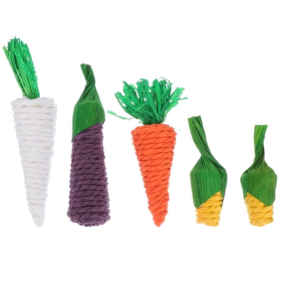5PCS Chew Resistant Molar Toys for Pet Hamsters and Bunny , Grinding Toys for Small Animals