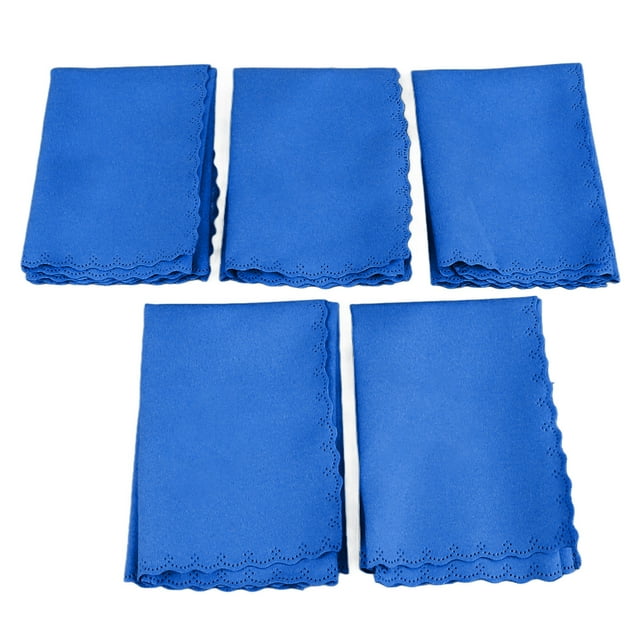 5pcs Piano Cleaning Cloth Musical Instruments Polishing Cleaning Cloth 