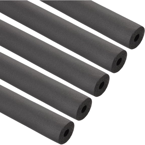 5PCS Pipe Covers & Hose Covers for Outside - Foam Pipe Insulation Wrap, Water Pipe and Hose Bib Covers for Winter Protection,  6 Feet Long, for 5/8 Inch, 1 Inch, or 1.9 Inch Diameter Pipes