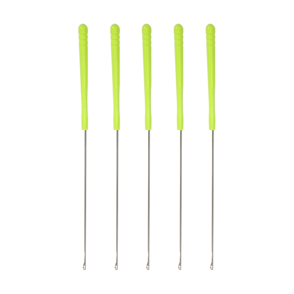5PCS Plastic Handle Crochet Needle Hook for Hair Braiding, Crochet
