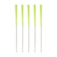 5PCS Plastic Handle Crochet Needle Hook for Hair Braiding, Crochet