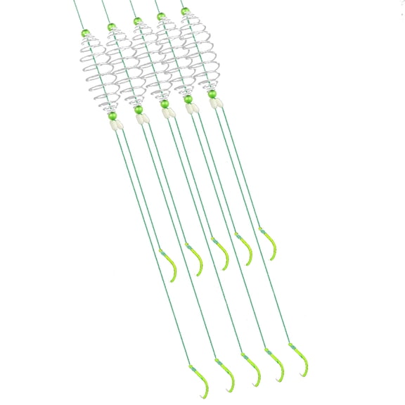 5PCS Portable Explosion Bomb Hooks Fishing Bait Spring Lures Fish Accessories