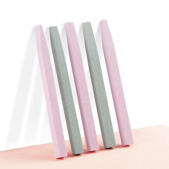 5PCS Pumice Stone Nail Art File Nail Cuticle Pusher Trimmer Pedicure Manicure Buffing Tool