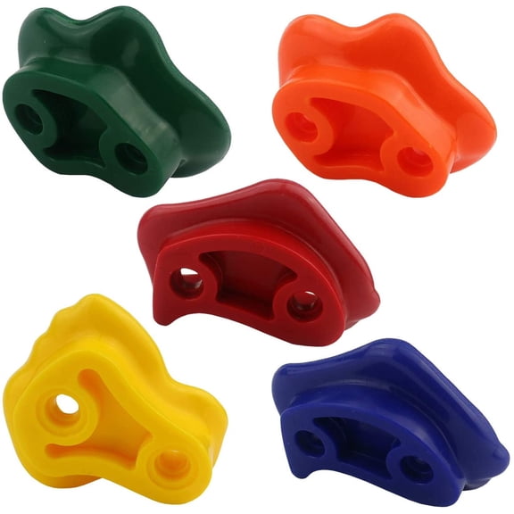 5PCS Rock Climbing Holds Set with Mounting Screws and Hardware for DIY Kids Indoor and Outdoor Play Set Use
