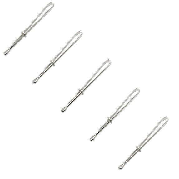5PCS Rope Threaders,Drawstring Threader Tool Set with Latch,DIY Draw String Clip Replacement Easy Quick Insert Bodkin Sewing Tool Drawstring Puller Tool for Hoodies,Shorts,Pants(B)