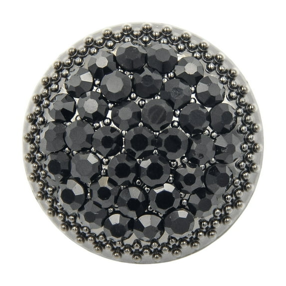 5PCS Round Metal Rhinestone Buttons For Clothing DIY Sewing Accessories ...