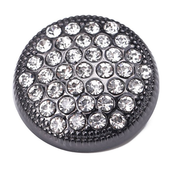 5PCS Round Metal Rhinestone Buttons For Clothing DIY Sewing Accessories Wedding Decaration Wholesale Luxury Fashion Decor Button
