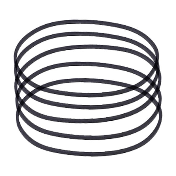 5PCS Rubber Belt Size 41-190mm Width 1.2mm for Recorders CDROM Video Machines DVDs Drive