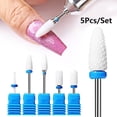 thumbnail image 1 of 5PCS/Set Ceramic Nail Drill Bits For Electric Drill Manicure Pedicure Tools Nail Polishing Machine Accessories Equipment, 1 of 6