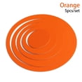 thumbnail image 1 of 5PCS/Set DIY Wall Art Home Decor Mural Wall Stickers 3D Circles Round Decals ORANGE 5PCS, 1 of 8