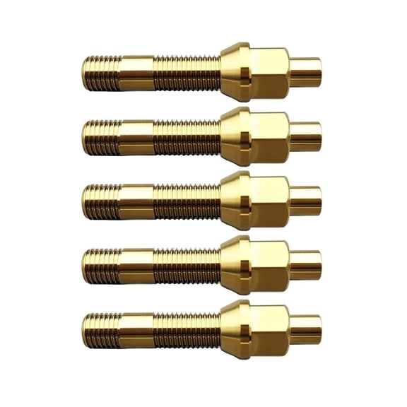 5PCS/Set, OEM Style Factory Lug Nuts, Titanium Screws Extension Screws Bolts Nuts M14*1.25 M14*1.5mm