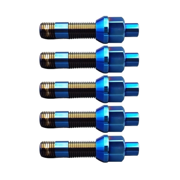 5PCS/Set, OEM Style Factory Lug Nuts, Titanium Screws Extension Screws Bolts Nuts M14*1.25 M14*1.5mm